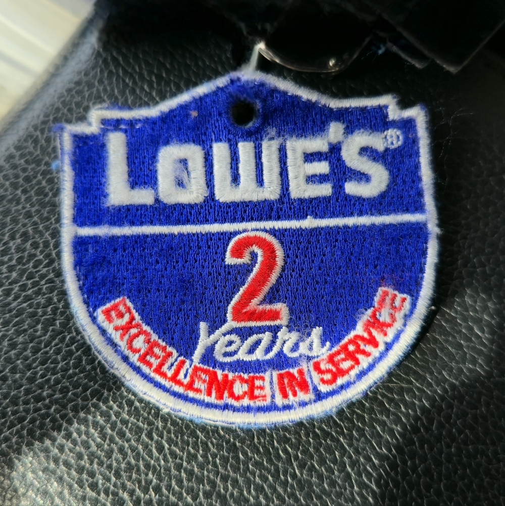 Lowe's 2 years Excellence in Service Patch